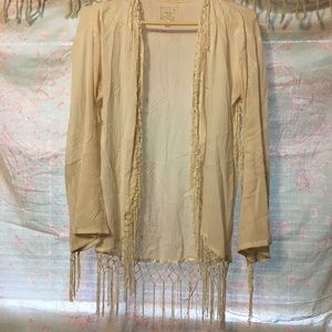 Cream Kimono/Cover up